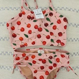 J. Crew | NWT | Girls Tankini Cherry Print | size 10